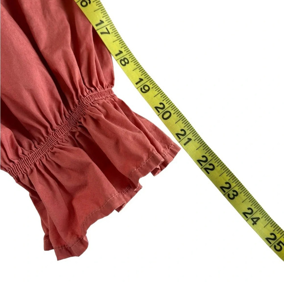 NATION LTD Oralia Flounce Mini Dress in Pink Cheeks Sz S EUC - Picture 9 of 11